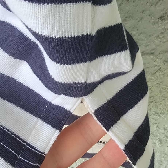 Pierre Cardin Women's Striped Polo Shirt - Blue and White - Picture 4 of 8